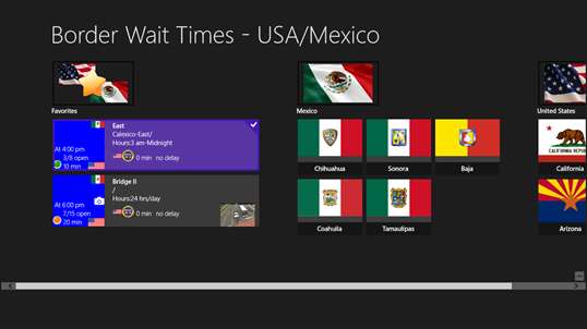Border Wait Times - USA/Mexico screenshot 2