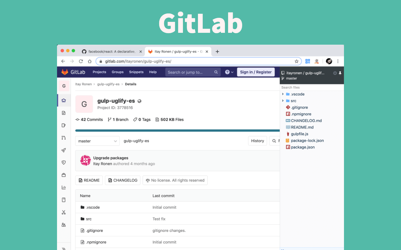 Support github. GITLAB API v4.