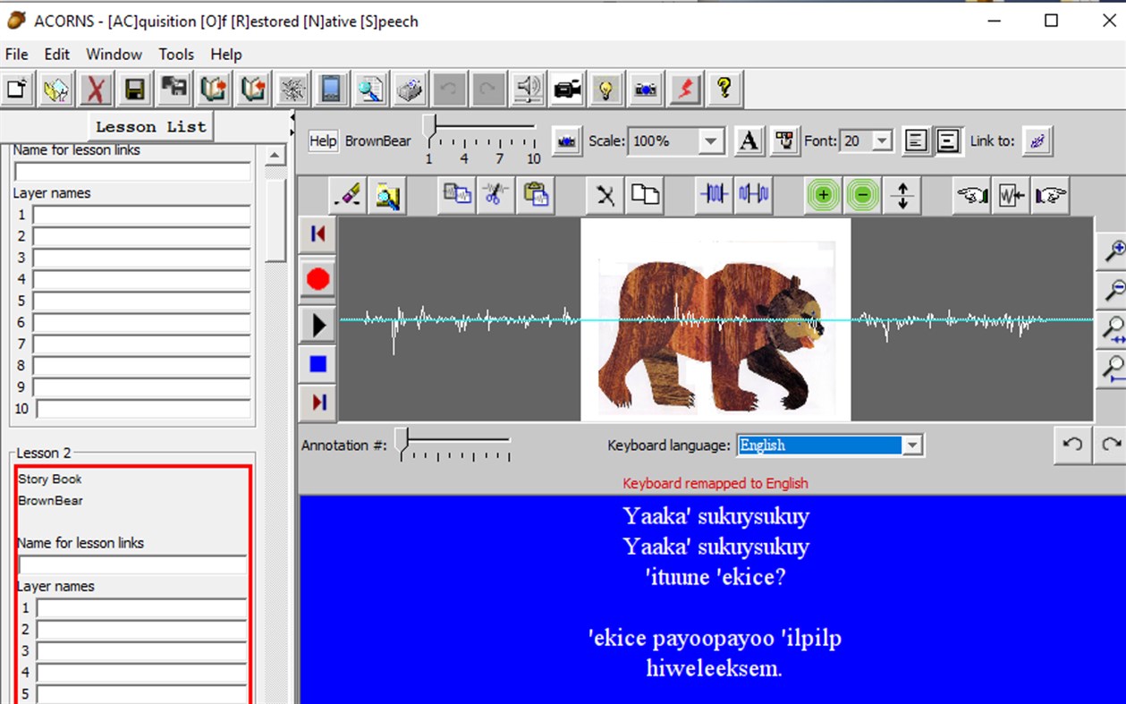 #3. Acquisition of Restored Native Speech (Windows) 由: Acorns Linguistics