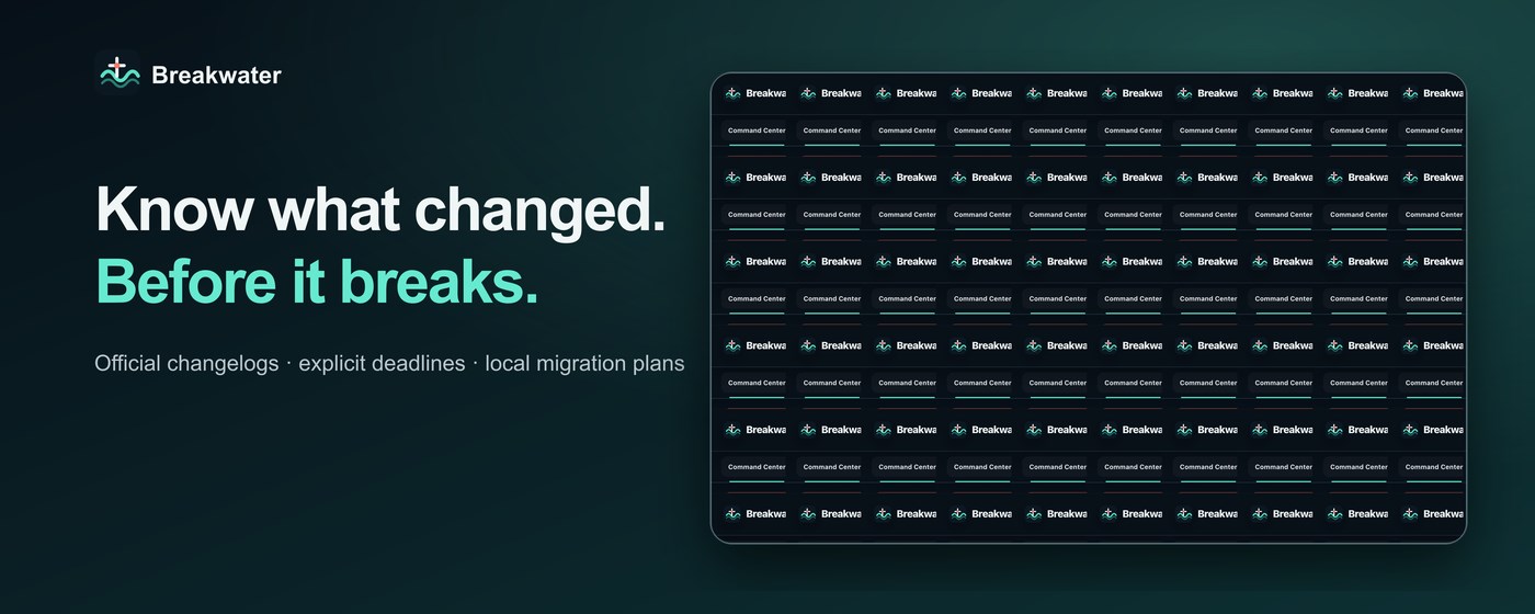 Breakwater — API Change Monitor