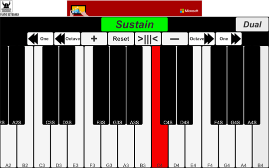 PianoKeyboard screenshot 3