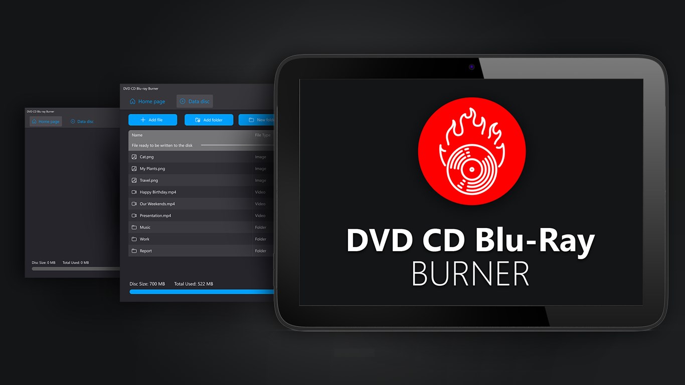 DVD CD Blu-Ray Burner - Windows に無料でダウンロードしてインストールする | Microsoft Store