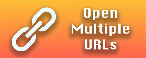 MultiURLs - open multiple urls at once marquee promo image