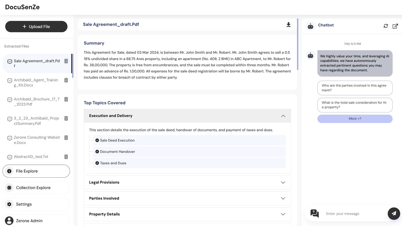 Snapshot 2 of DocuSenZe