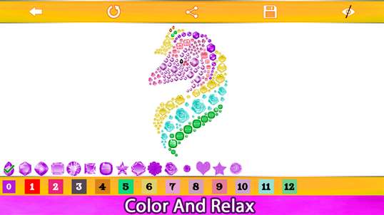 Jewel art : Color By Number screenshot 1