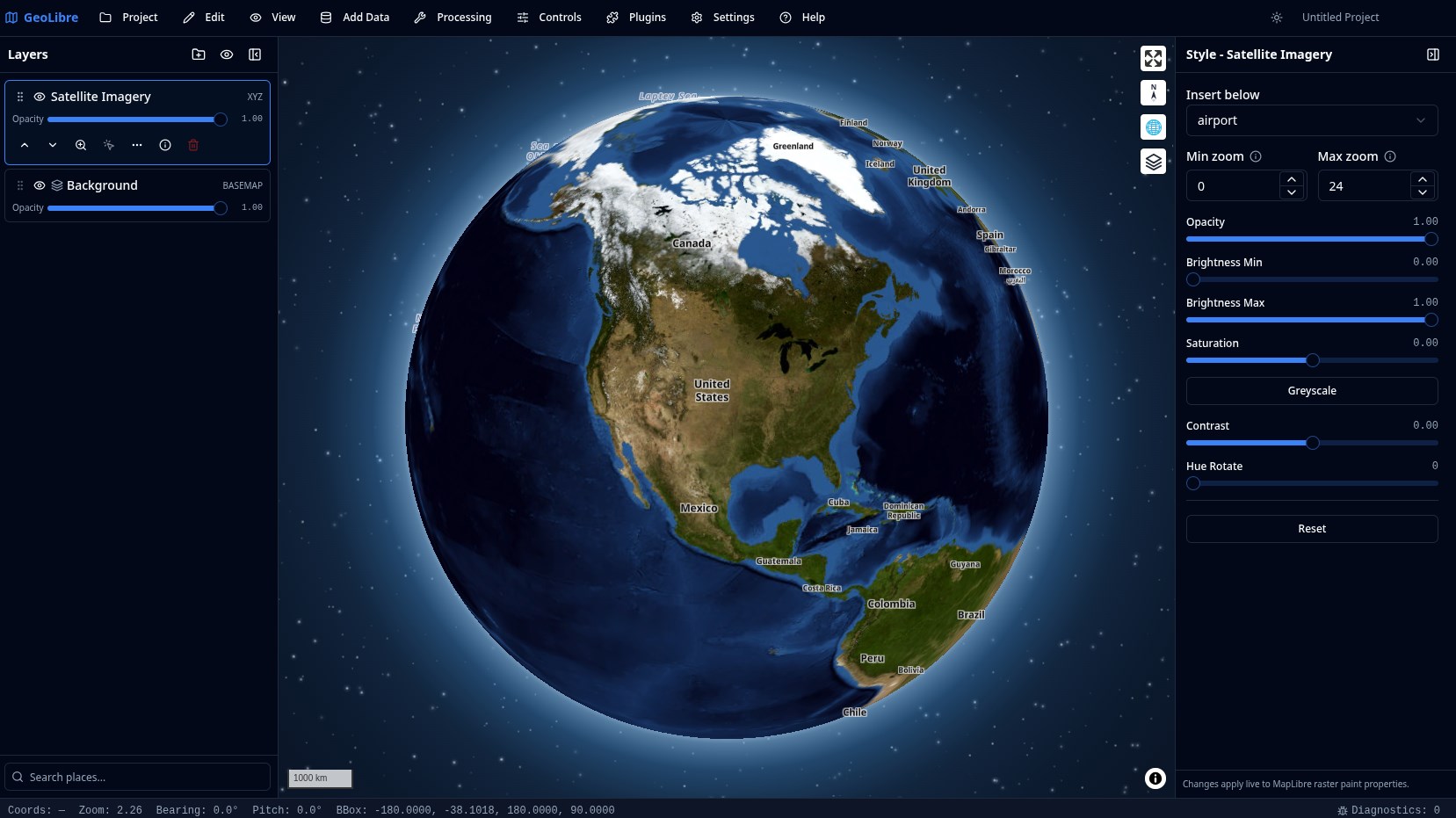 GeoLibre screenshot