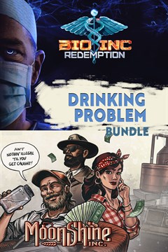 Cover poster for Moonshine Inc. + Bio Inc. Redemption - Drinking Problem Bundle