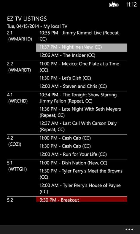 EZ TV Listings Screenshots 2