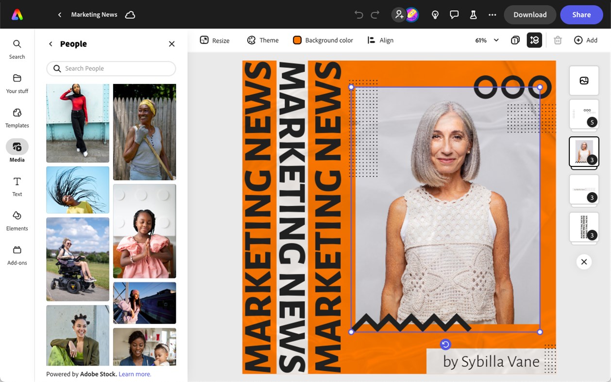 #5. Adobe Express (Windows) 作者: ADOBE INC.
