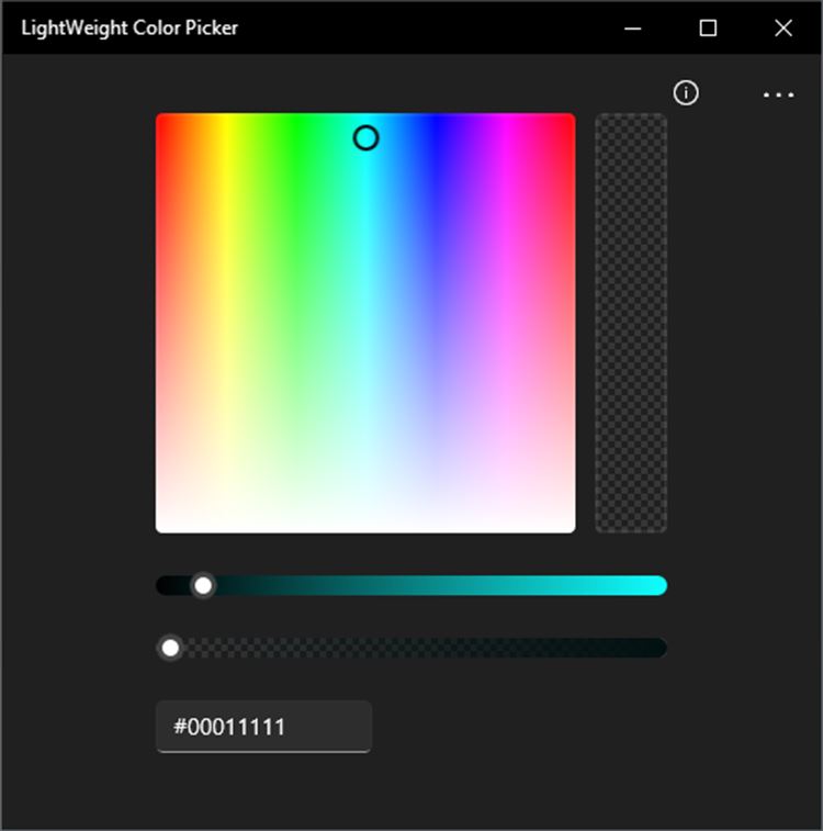 【图】LightWeight Color Picker(截图3)