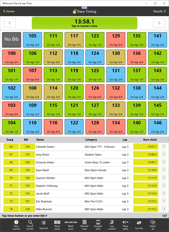 #4. Webscorer Race & Lap Timer (Windows) De: Webscorer Inc.