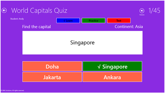 3Mb - World Quiz screenshot 3