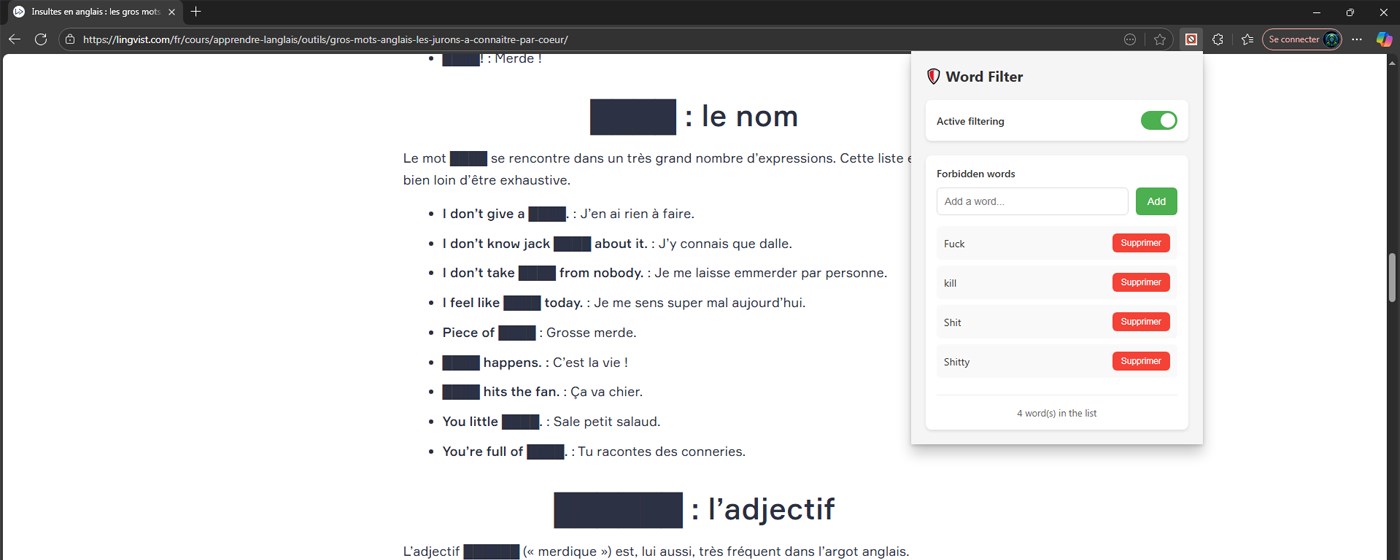 Word Filter