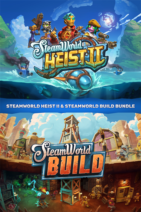 SteamWorld Heist II & SteamWorld Build Bundle Xbox Series X|S and Xbox One cover art