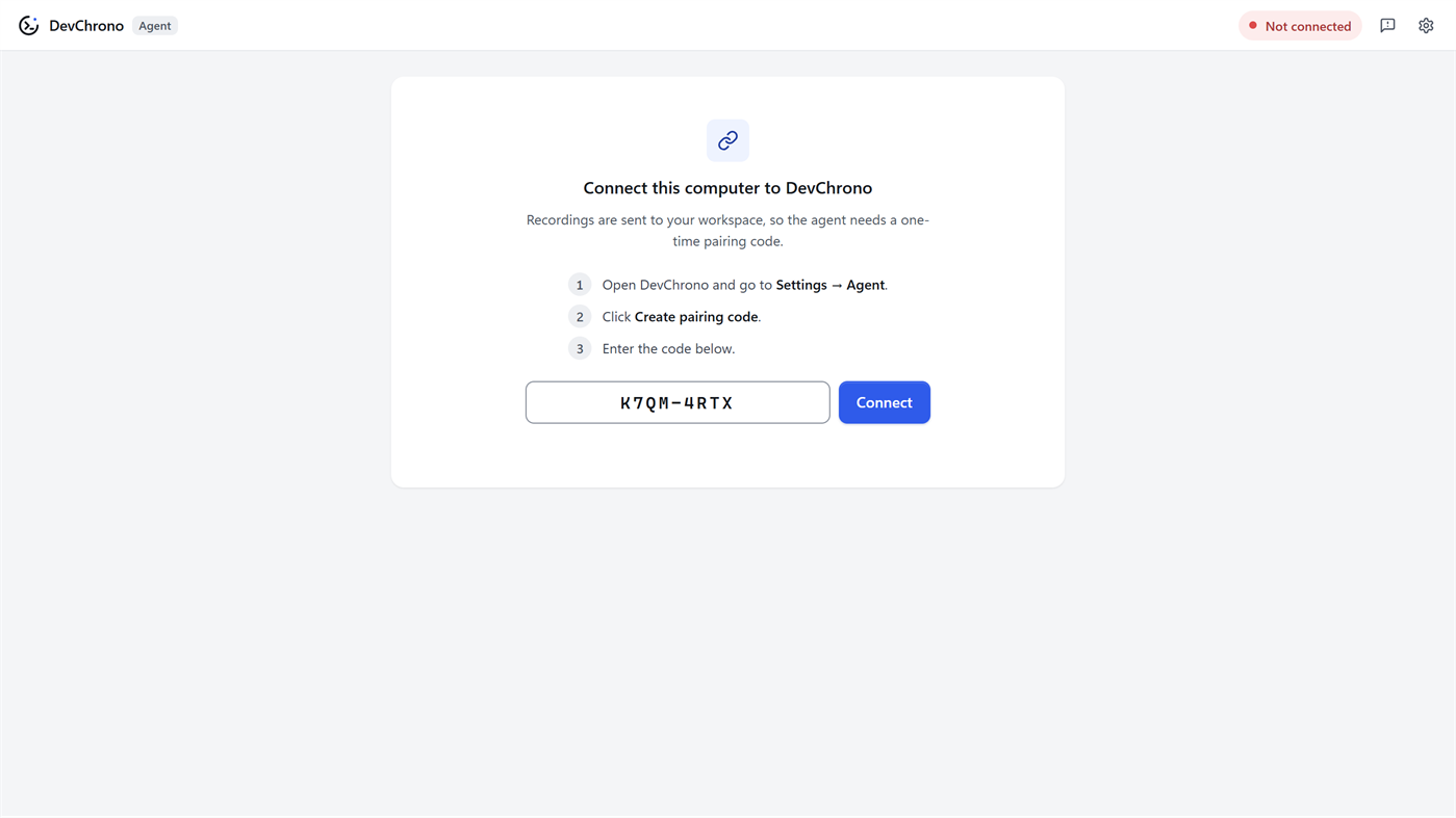 #6. DevChrono Agent (Windows) Von: Ezzdin Atef