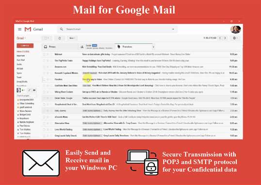 Mail for Google Mail screenshot 1