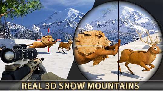 Deer Hunting 2015 - Mountain Sniper Shooting 3D screenshot 3