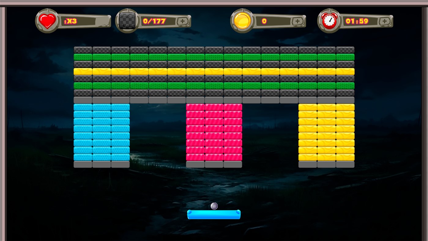 #9. BREAKING BRICKS 3 IN 1 (Xbox) Podle: YUME GAME STUDIO