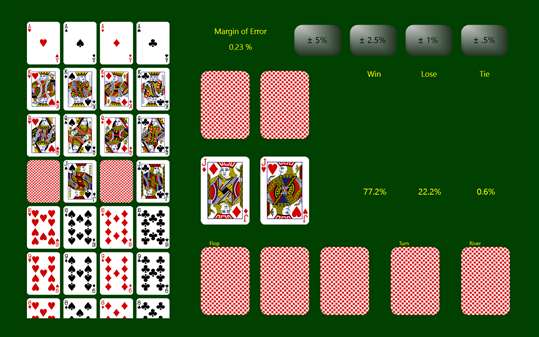 Texas Holdem Odds Calculator screenshot 1