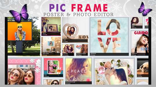 Pic Frame - poster & photo editor screenshot 1