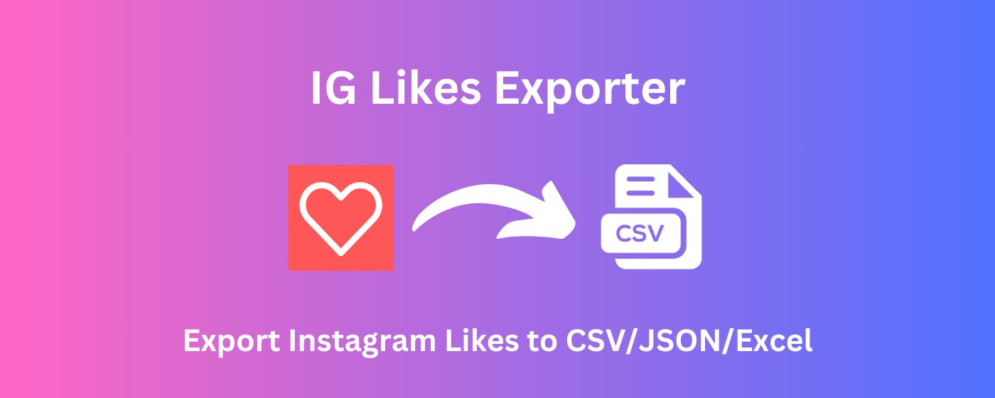 Likes Exporter for Ins