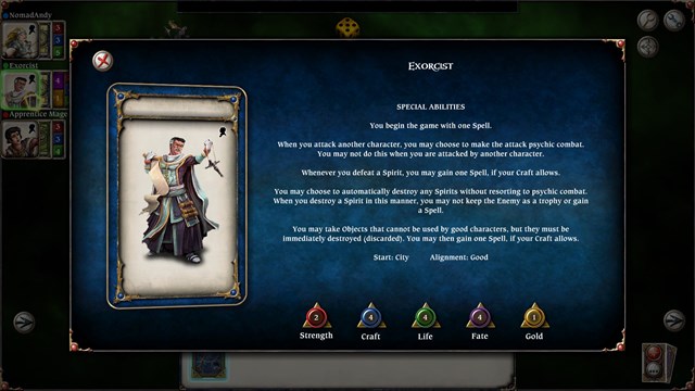 Talisman: Digital Edition - The Exorcist Character Pack screenshot 1