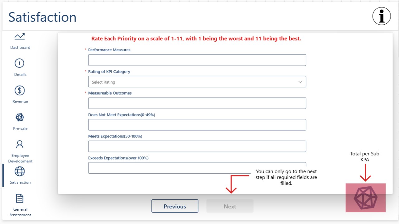 Snapshot 3 of Performance Review solution