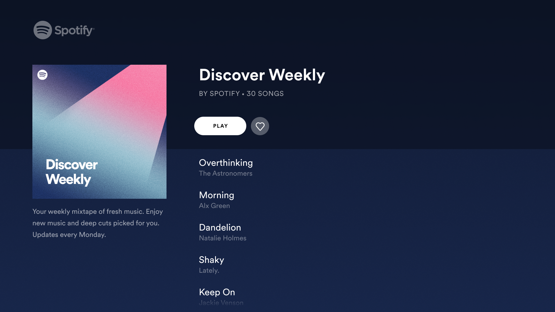 Spotify Xbox - Music and Podcasts Screenshot