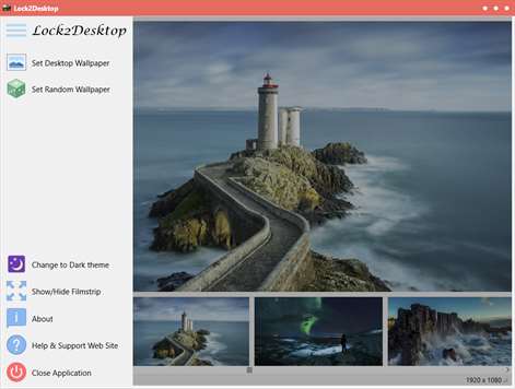 Lock2Desktop - Use Lock Screen Images as Desktop Wallpaper Screenshots 2