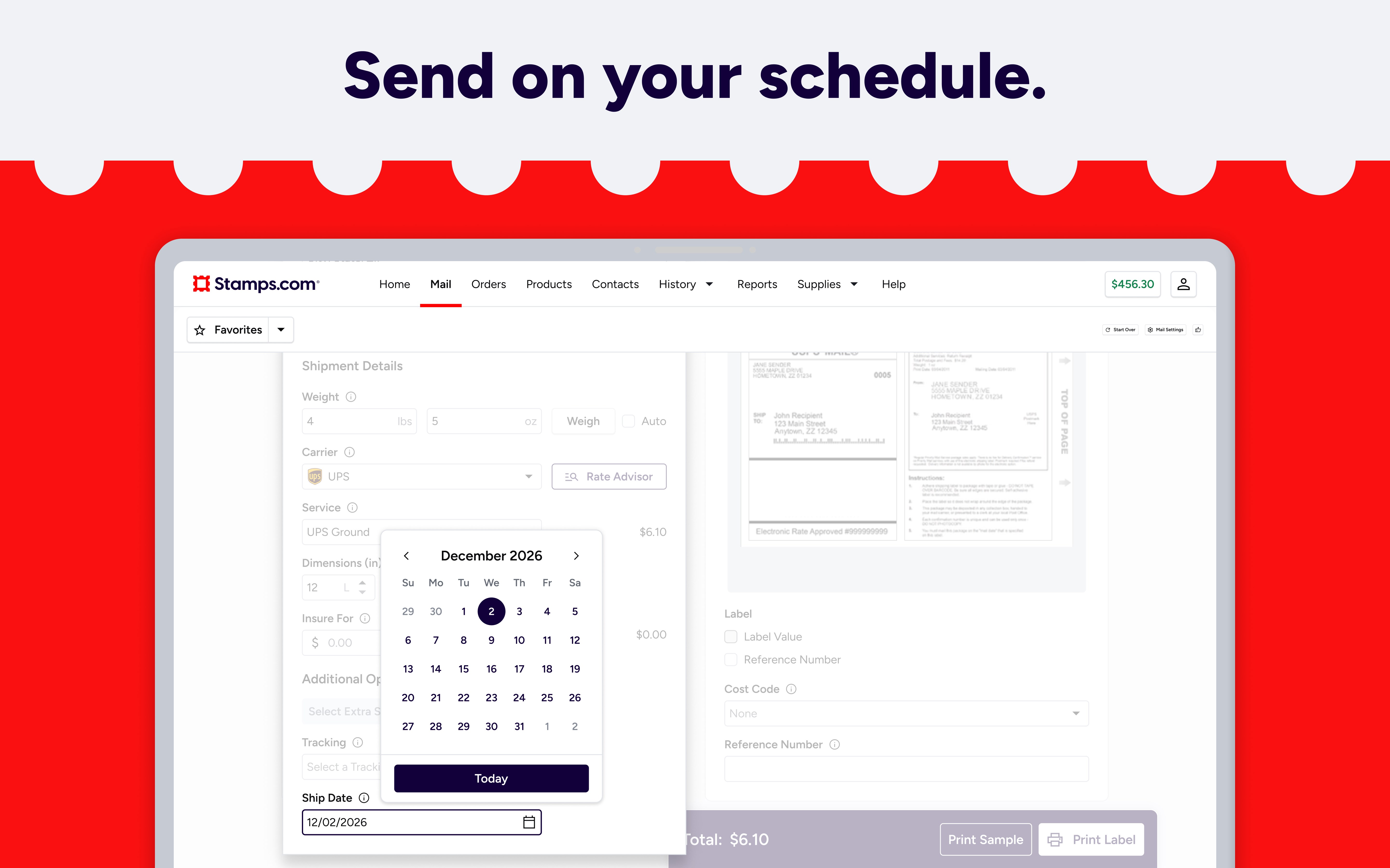 Stamps.com for Desktop screenshot