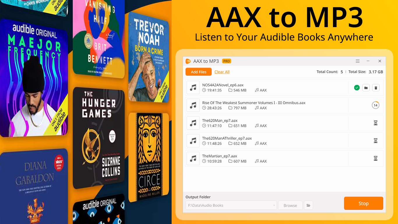 AAX to MP3+ screenshot
