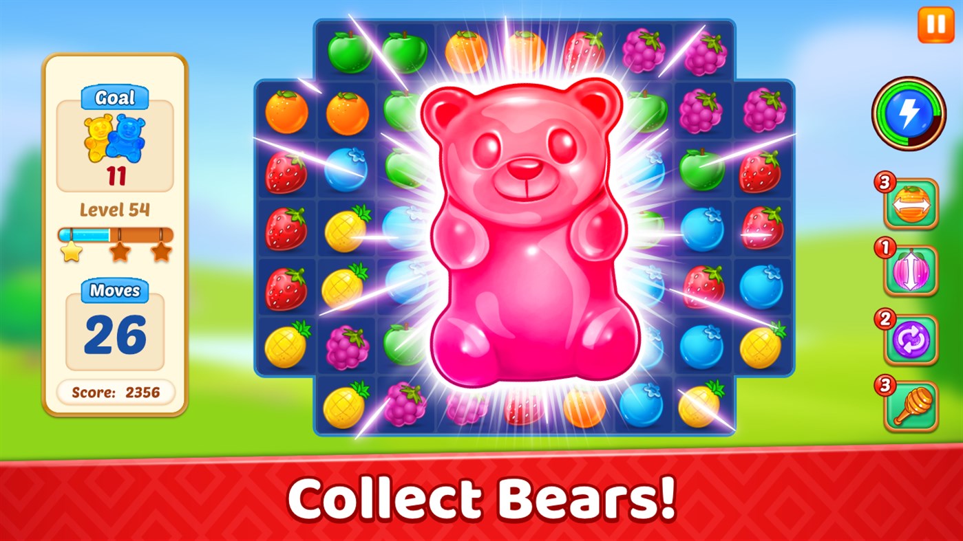 #4. Gummy Paradise: Match 3 Games (Windows) 由: RV AppStudios