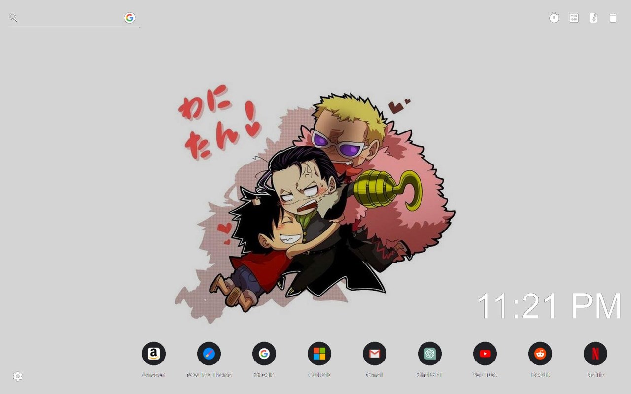 One Piece Chibi Wallpaper New Tab