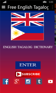 Free English Tagalog Dictionary screenshot 1