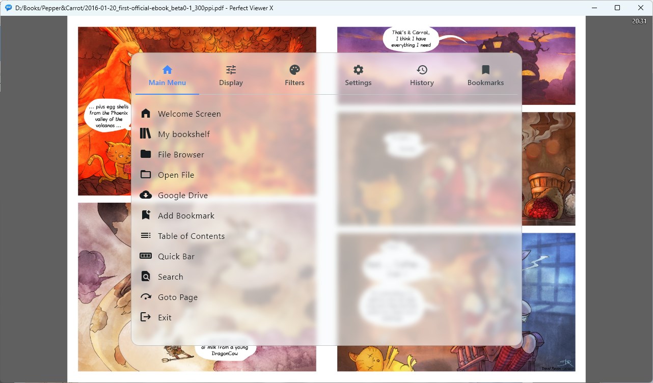 Perfect Viewer X - Windows にダウンロードしてインストール 