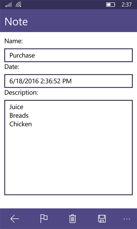 #4. Swipe Note (Windows) di: WGP Apps