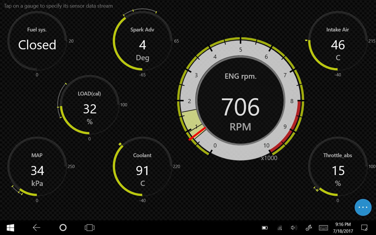 #2. OBD dash.Pro (Windows) By: FredsToolbox