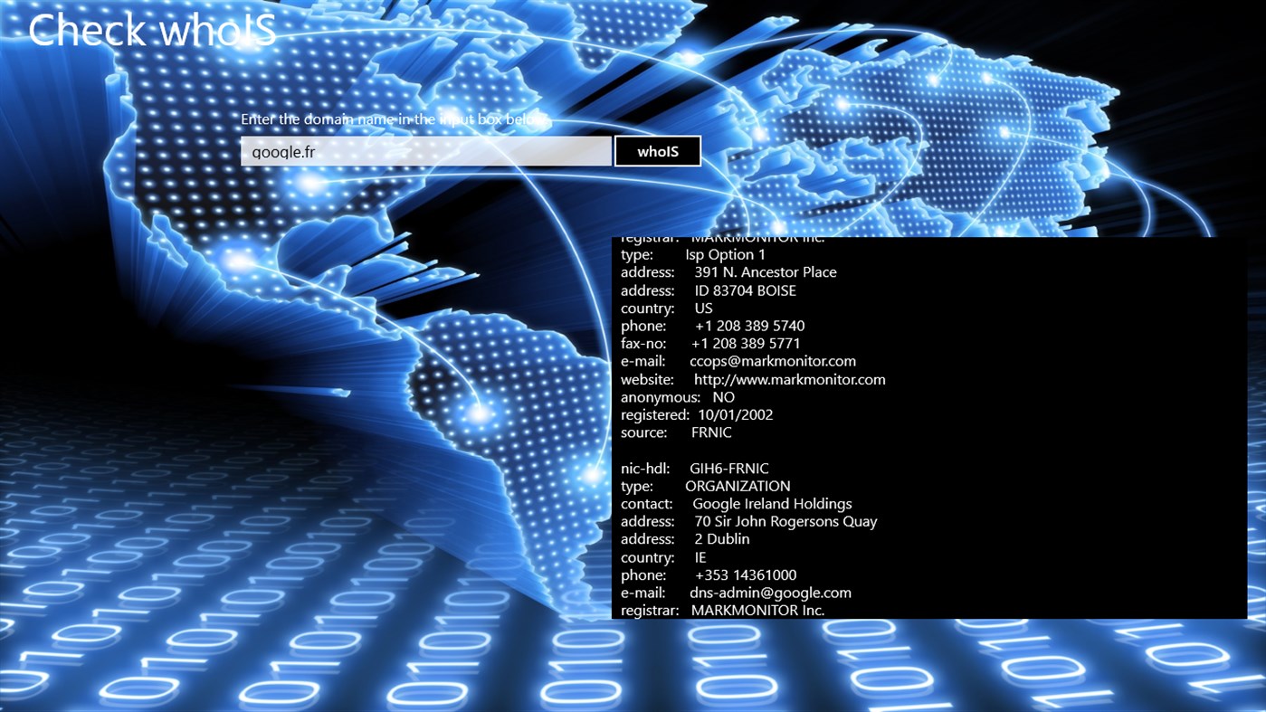 #3. Check whoIs (Windows) 게시자: wolfSYS