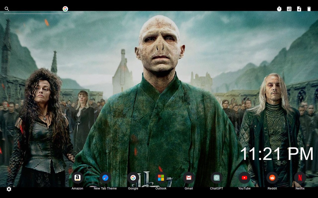 Harry Potter Wallpaper Theme New Tab