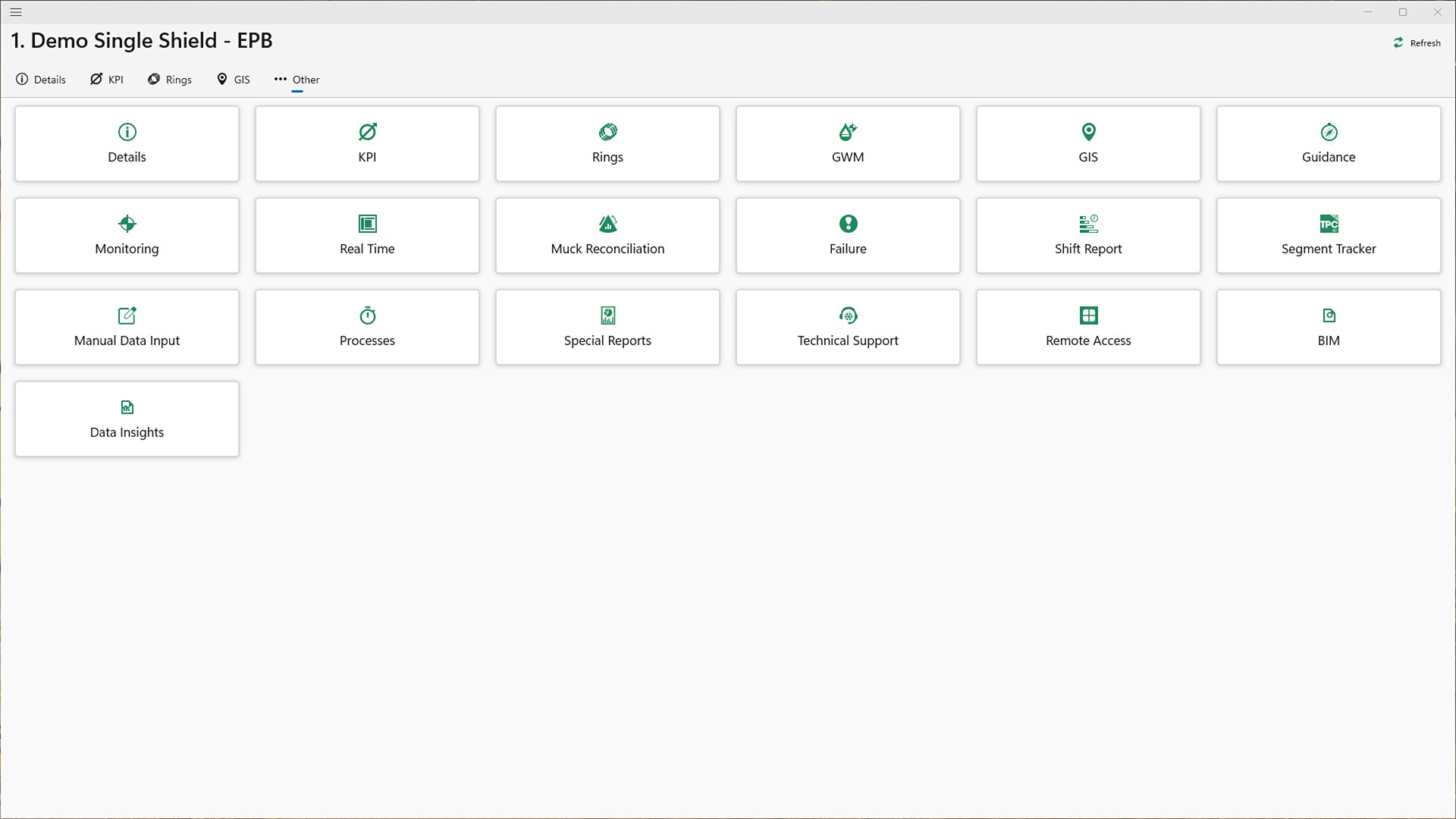 TPC App screenshot
