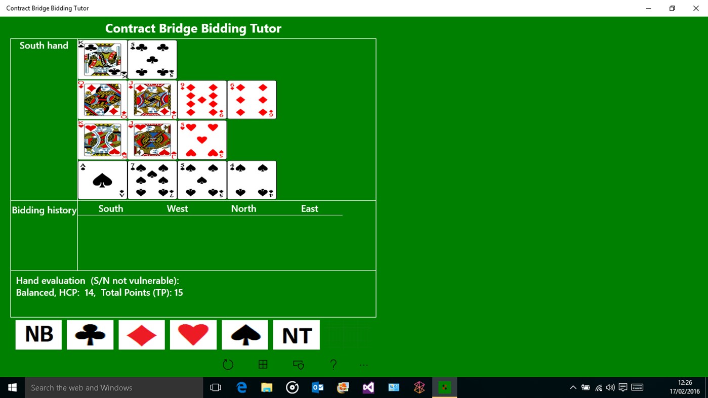 #1. Contract Bridge Bidding Tutor for Windows 10 (Windows) 作者: SerendIP Network