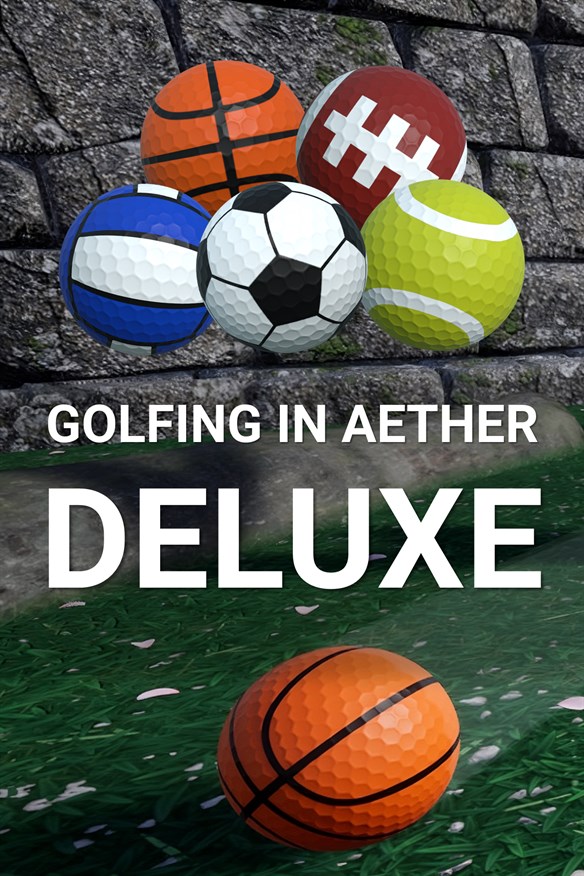 Golfing in Aether Deluxe Upgrade Xbox Series X|S and Xbox One cover art