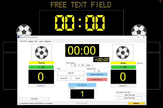 Eguasoft Soccer Scoreboard screenshot 6