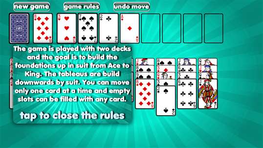 Forty Thieves Solitaire HD screenshot 3