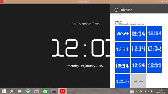 Table Clock screenshot 4