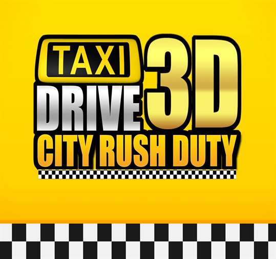 Taxi Drive 3D City Rush Duty screenshot 1