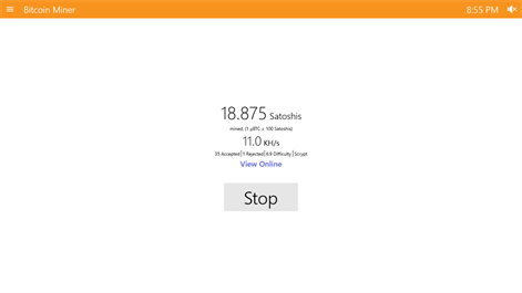 Bitcoin Miner Screenshots 1