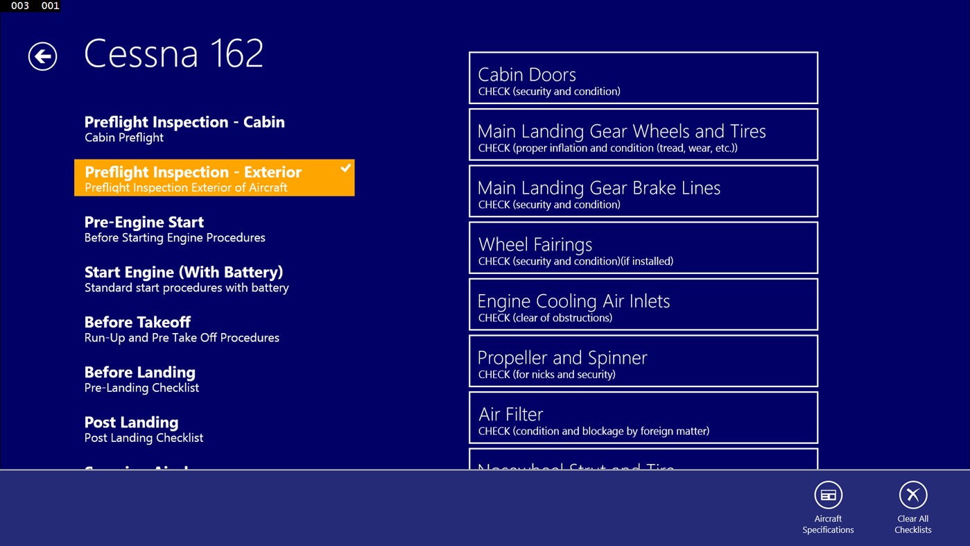#3. Cessna Skyhawk and Skycatcher Checklists (Windows) 由: JMC Technologies