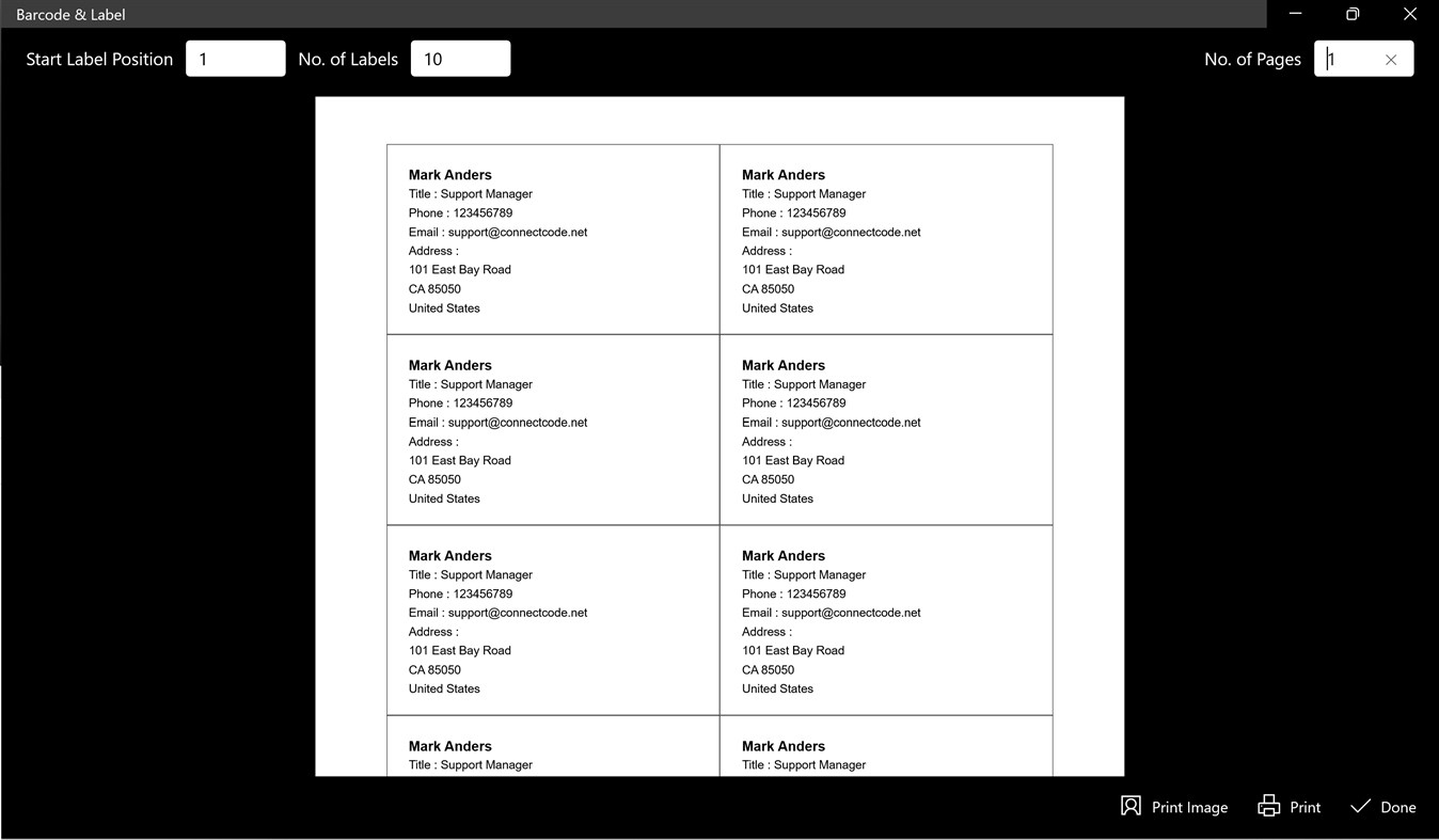 #5. Barcode & Label Software (Windows) 게시자: ConnectCode