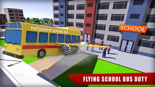 Futuristic Flying Bus Simulator screenshot 4